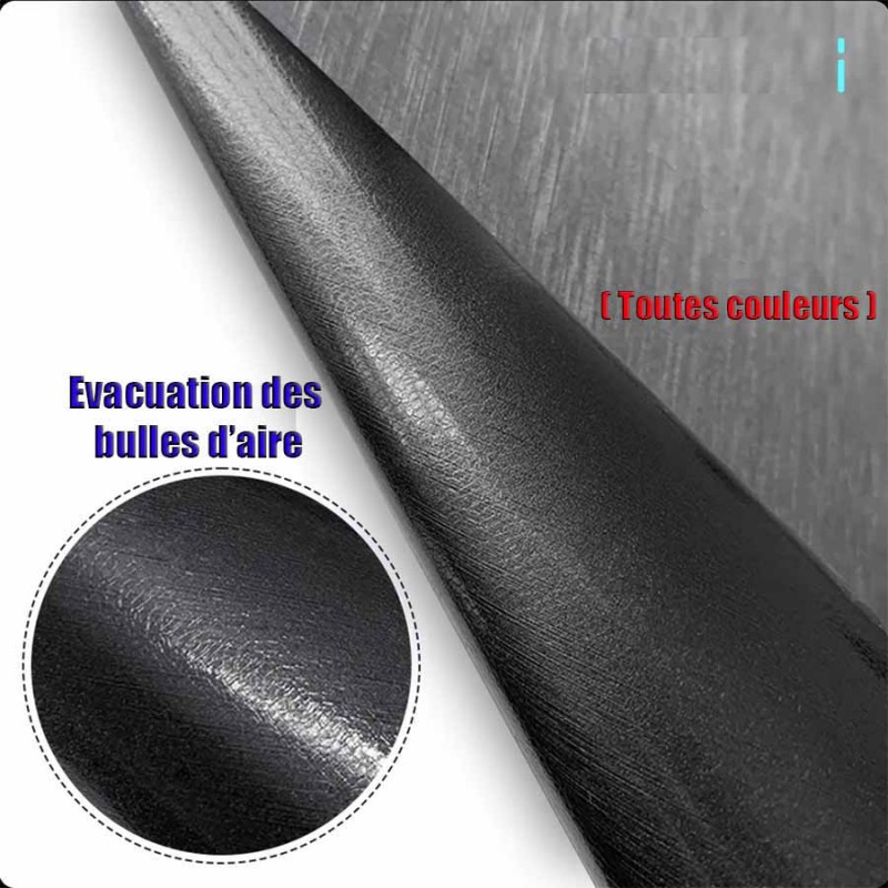 Autocollant de Carrosserie de Voiture Mat Plat Film Vinyle Noir Protecteur Sans Bulles
